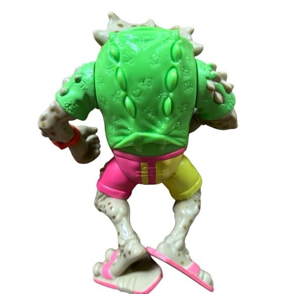 Teenage Mutant Ninja Turtles Napoleon Bonafrog 1990 Action Figure & Acc. - Picture 4 of 6